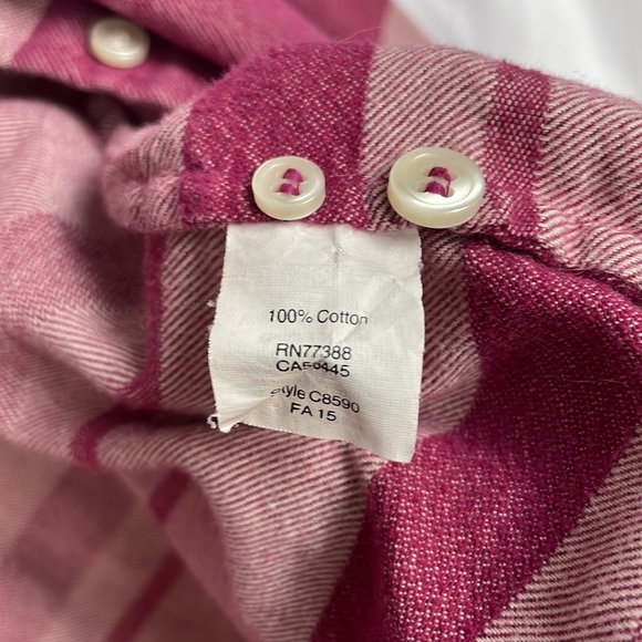 EUC 💙 JCREW Striped Women’s Flannel - Picture 3 of 6